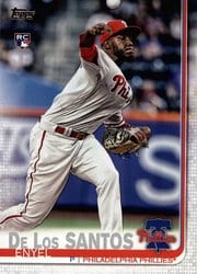 2019 Topps Base Set Enyel De Los Santos #291 card