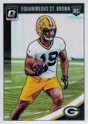 2018 Donruss Optic Base Set Equanimeous St. Brown #140 card