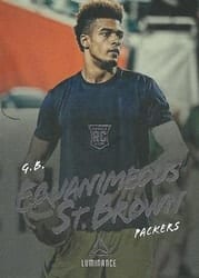 2018 Panini Luminance Base Set Equanimeous St. Brown #136 card