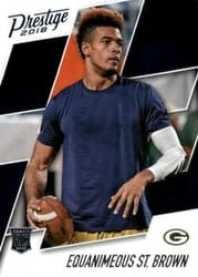 2018 Panini Prestige Base Set Equanimeous St. Brown #292 card