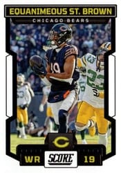 2023 Score Base Set Equanimeous St. Brown #105 card