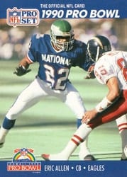 1990 Pro Set Base Set Eric Allen #379 card