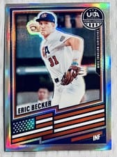 2026 Panini Stars and Stripes Prizm USA Eric Becker #142 card