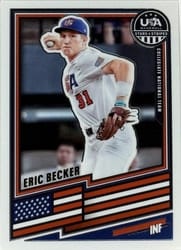 2026 Panini Stars & Stripes Prizm Base Set Eric Becker #142 card