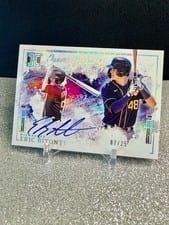 2025 Panini Impeccable Canvas Creations Signatures Eric Bitonti #8 card