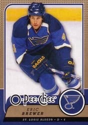 2008-09 O-Pee-Chee Base Set Eric Brewer #116 card