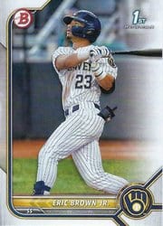 2022 Bowman Draft Base Set Eric Brown Jr. #BD-48 card