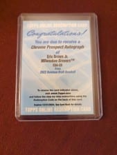 2022 Bowman Draft Chrome Autographs Eric Brown Jr. #CDA-EB card