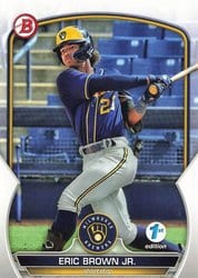 2023 Bowman 1st Edition Base Set Eric Brown Jr. #BPPF-41 card