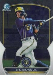 2023 Bowman Chrome Prospects Eric Brown Jr. #BCP-41 card