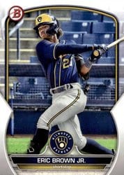 2023 Bowman Prospects Eric Brown Jr. #BP-41 card