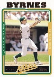 2005 Topps Base Set Eric Byrnes #37 card