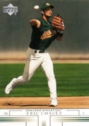 2002 Upper Deck Base Set Eric Chavez #71 card