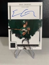 2024 Panini Impeccable Award Winning Autographs Eric Chavez #AWA-EC card