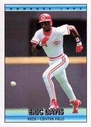 1992 Donruss Base Set Eric Davis #503 card
