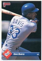1993 Donruss Base Set Eric Davis #482 card