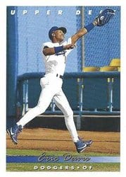 1993 Upper Deck Base Set Eric Davis #595 card