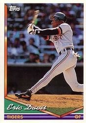 1994 Topps Base Set Eric Davis #488 card