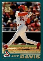2001 Topps Base Set Eric Davis #265 card