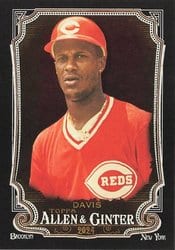 2024 Topps Allen & Ginter X Base Set Eric Davis #330 card