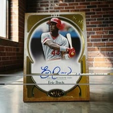 2026 Topps Tier One Prime Performers Autographs Eric Davis #PPA-ED card