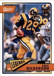 2018 Panini Classics Base Set Eric Dickerson #102 card