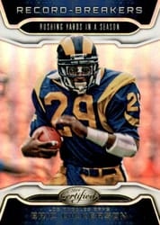 2019 Panini Certified Record Breakers Eric Dickerson #RB-ED card