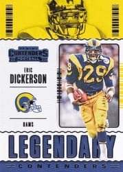 2020 Panini Contenders Legendary Contenders Eric Dickerson #LC-EDI card