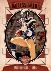 2020 Panini Legacy Timeless Talents Eric Dickerson #TT-ED card