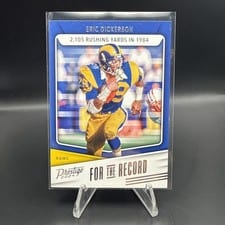 2024 Panini Prestige For the Record Eric Dickerson #FR-ED card