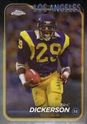 2024 Topps Chrome Base Set Eric Dickerson #104 card