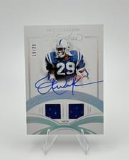 2025 Panini Flawless Patch Autographs Eric Dickerson #25 card
