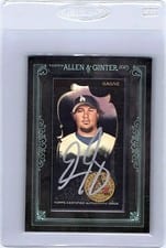 2023 Topps Allen & Ginter X Framed Mini Autographs Eric Gagne #MA-EG card