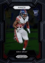 2023 Panini Prizm Base Set Eric Gray #377 card