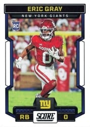 2023 Score Base Set Eric Gray #332 card