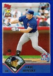 2003 Topps Base Set Eric Hinske #40 card