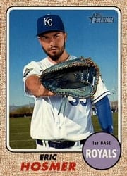 2017 Topps Heritage Base Set Eric Hosmer #409 card