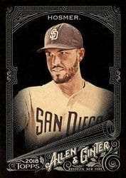 2018 Topps Allen & Ginter X Base Set Eric Hosmer #74 card