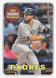 2018 Topps Heritage Base Set Eric Hosmer #709b card