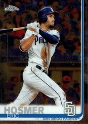 2019 Topps Chrome Base Set Eric Hosmer #174 card