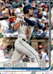 2019 Topps Chrome Sapphire Edition Base Set Eric Hosmer #161 card