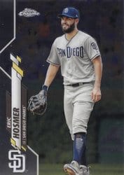 2020 Topps Chrome Base Set Eric Hosmer #108 card