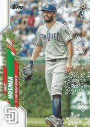 2020 Topps Holiday Base Set Eric Hosmer #HW11 card