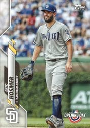 2020 Topps Opening Day Base Set Eric Hosmer #83 card