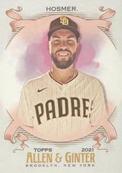 2021 Topps Allen & Ginter Base Set Eric Hosmer #191 card