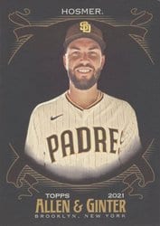 2021 Topps Allen & Ginter X Base Set Eric Hosmer #191 card