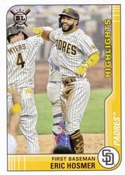 2021 Topps Big League Base Set Eric Hosmer #288 card
