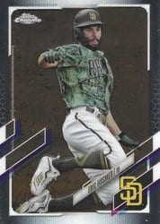 2021 Topps Chrome Base Set Eric Hosmer #112 card