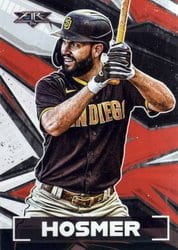2021 Topps Fire Base Set Eric Hosmer #120 card