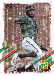 2021 Topps Holiday Base Set Eric Hosmer #HW91 card